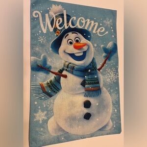 NEW Olaf from Disney Movie Inspired Frozen Flag Christmas, Holiday, Winter